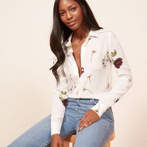 Reformation Violet Top